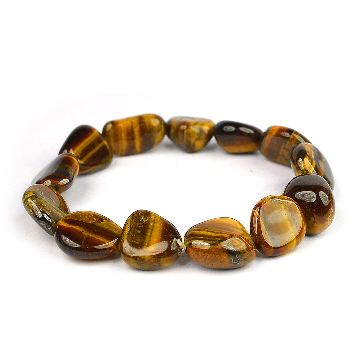 Tiger Eye Crystal Bracelet | Natural Healing Gemstone Bracelet for Confidence & Strength
