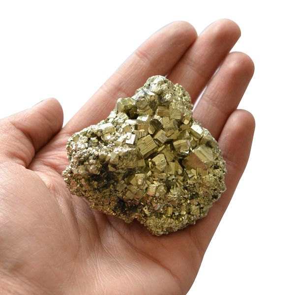 Certified Natural Pyrite Raw / Rough Cluster / Peru Pyrite 100 gram