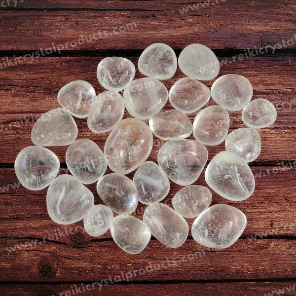 Transparent Clear Quartz Polished Stone for Energy Balance