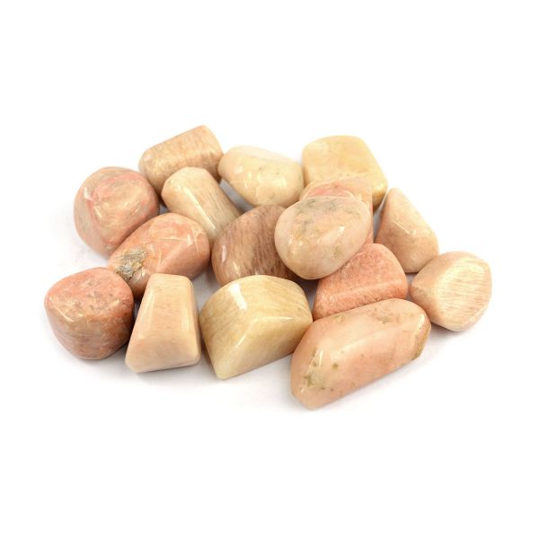 Peach Moonstone Tumble Stone