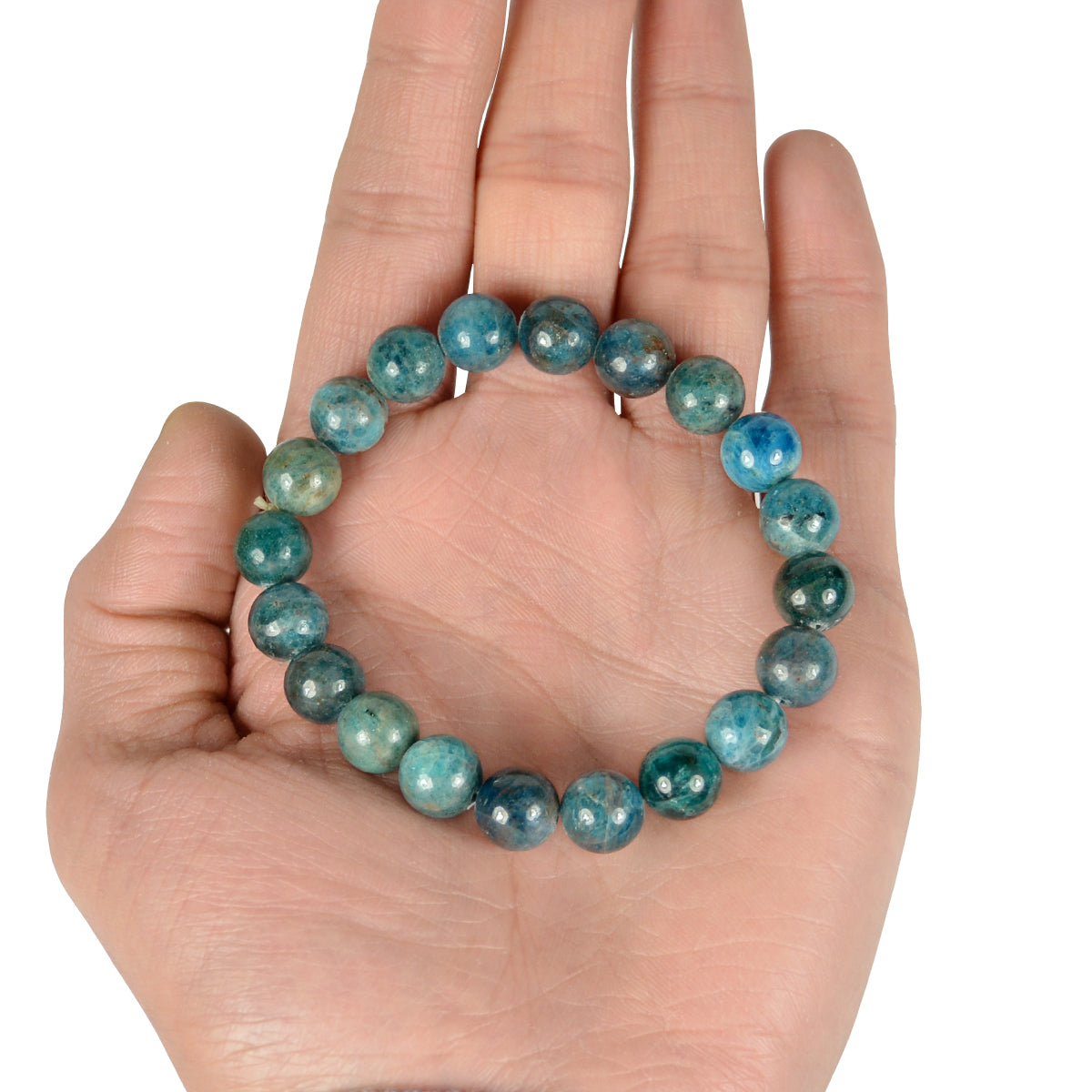 Natural Apatite bracelet for focus and confidence