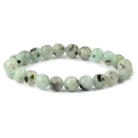 Kiwi Moonstone Crystal Bracelet | Natural Healing Gemstone Bracelet for Balance & Intuition