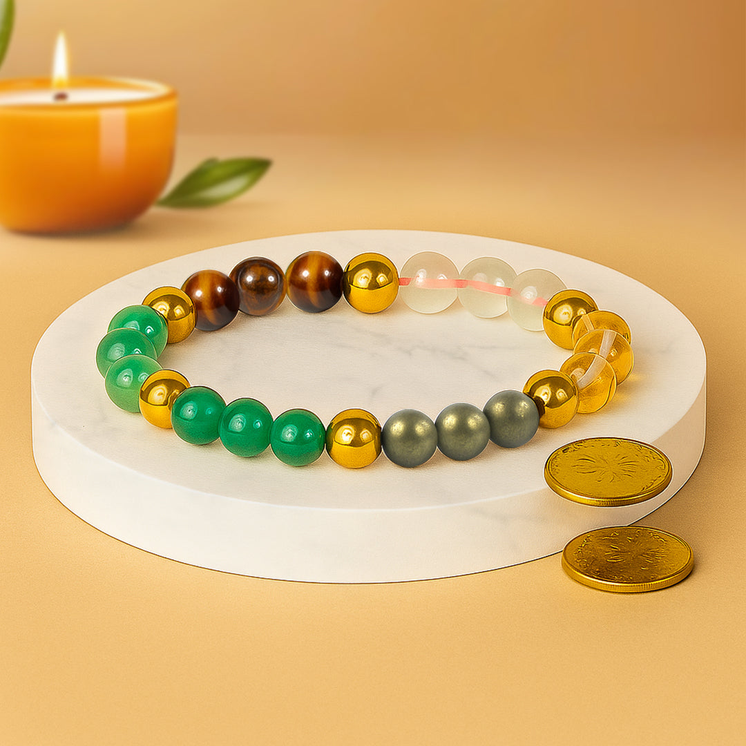 Certified Dhan Yog Bracelet Attracts Wealth and Financial Prosperity | Certificate of Authenticity | Wealth,Money Magnet, Dhanyog, Bracelet for Men & Women
