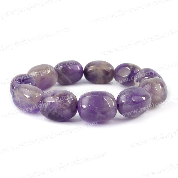 Natural Crystal Stone Big Tumble Bracelet