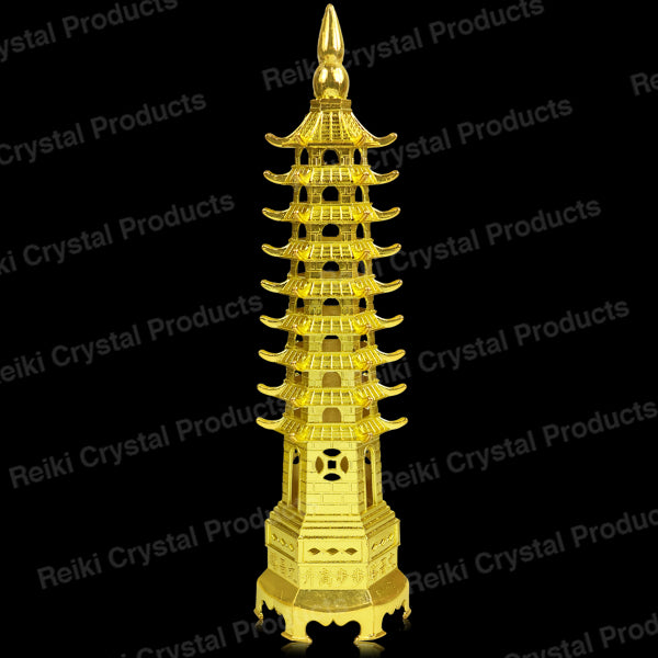 Vastu Feng Shui Education Tower Metal Showpiece