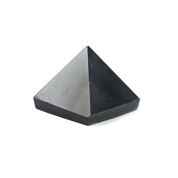 Natural Black Tourmaline pyramid 50-55mm Reiki charged for protection