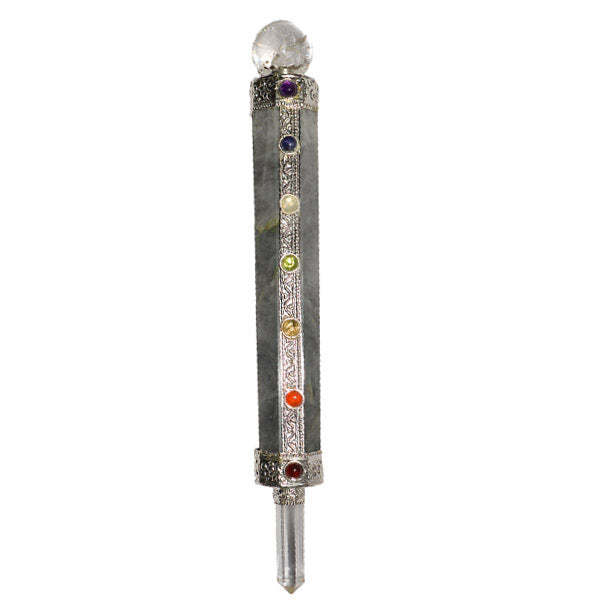 Blue Aventurine Crystal Wand for Energy Alignment