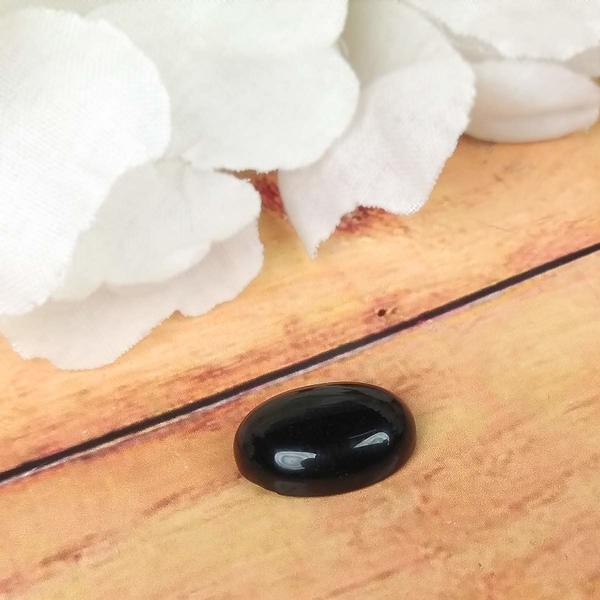 Natural Polished Black Onyx Stone for Strength and Stability