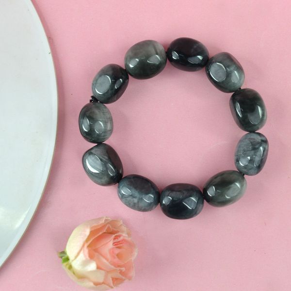 Natural Crystal Stone Big Tumble Bracelet