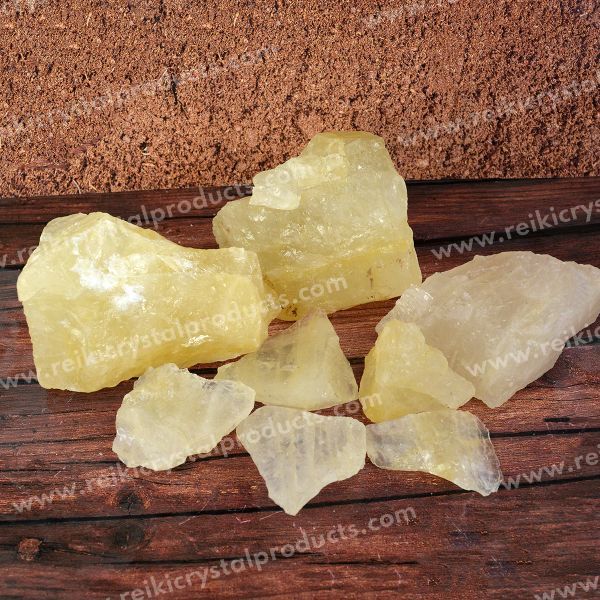 Citrine Raw Rough Stones | Natural Citrine Healing Crystal Rough Stone for Prosperity, Abundance & Success | Reiki, Meditation, Chakra Balancing, Crystal Collection & Home Décor