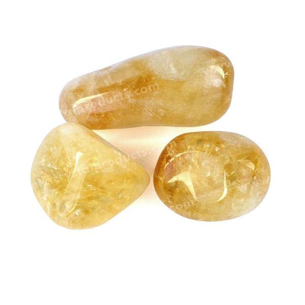 Natural Citrine Tumble Stone Pack of 100 Gram | Polished Citrine Healing Crystal Tumbled Stones for Prosperity, Abundance & Success | Reiki Energized Crystal for Meditation, Vastu, Feng Shui