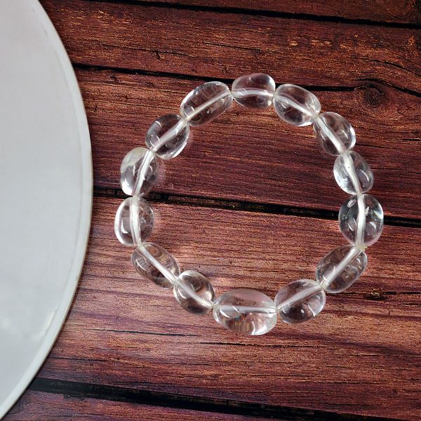 Natural Crystal Stone Big Tumble Bracelet