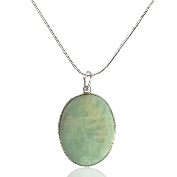 Amazonite Oval Shape Pendant