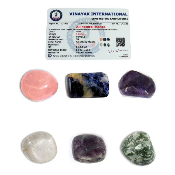 All Purpose Energized Customized Natural Tumble Stone Kits