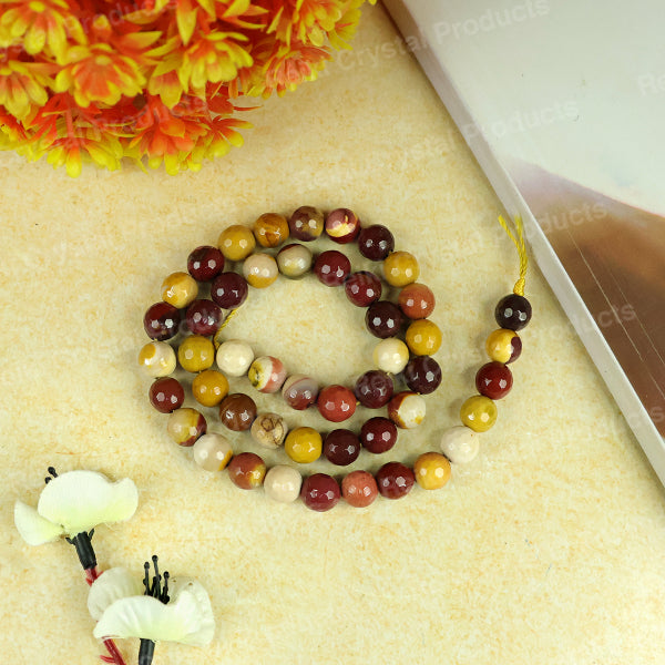 Polished Mookaite Jasper loose beads 45 to 50 pieces