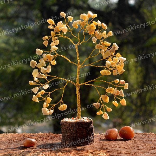 Natural Crystal Stone Tree 100 Beads
