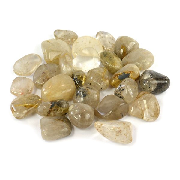 Golden Rutile Quartz Tumble Stone