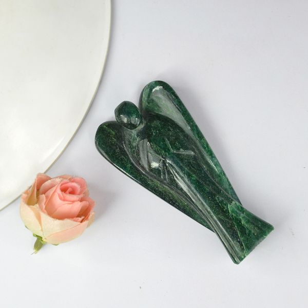 Green Aventurine Crystal Angel 7.6 cm (3 inch)