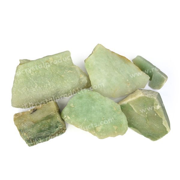 Green Jade Raw Rough Stones | Natural Green Jade Healing Crystal Rough Stone for Prosperity, Harmony & Positive Energy | Reiki, Meditation, Chakra Balancing, Crystal Collection & Home Décor