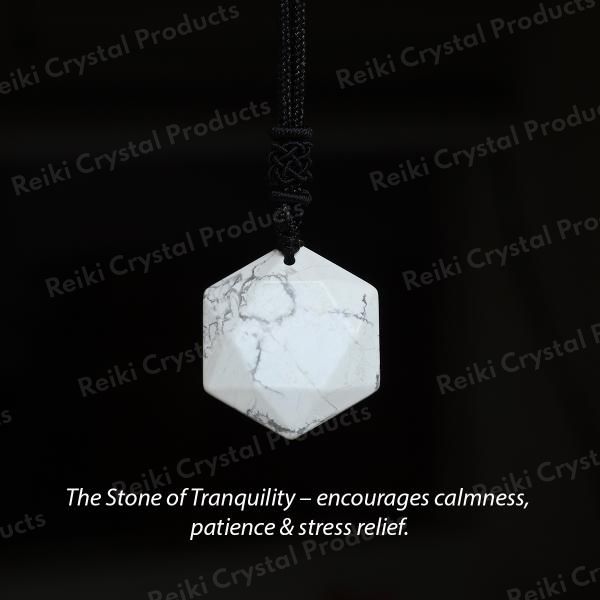 Natural Crystal Stone Star Shape Pendant with Thread for Unisex