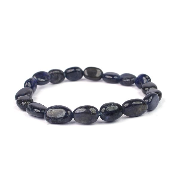 Natural Crystal Stone Oval Beads Bracelet