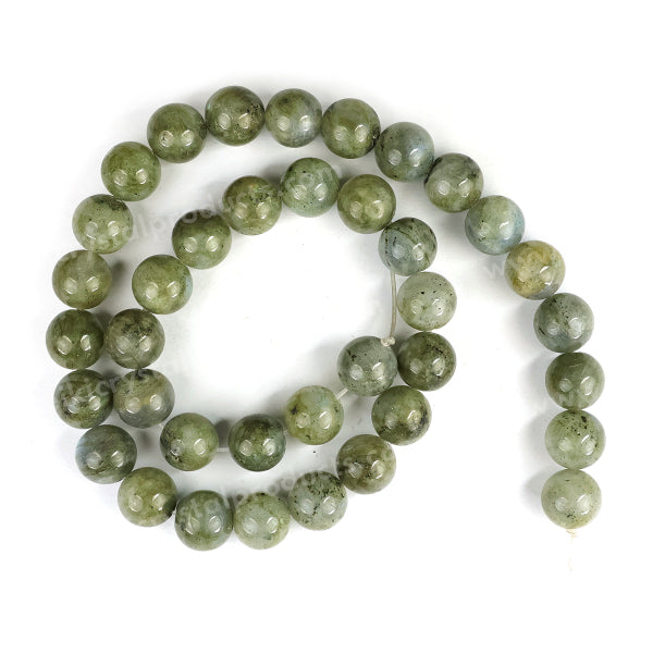 Labradorite 10 mm Round Loose Beads 35-40 pcs for Making Bracelet Mala Necklaces