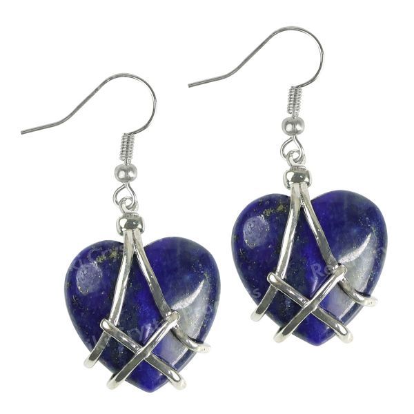 Crystal Stone Heart Shape Earrings for Girls Women