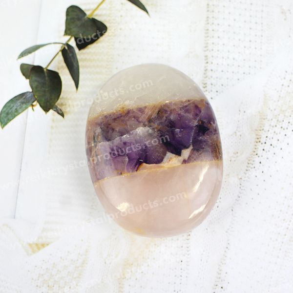 Mind Body Soul Palm Stone for Spiritual Balance