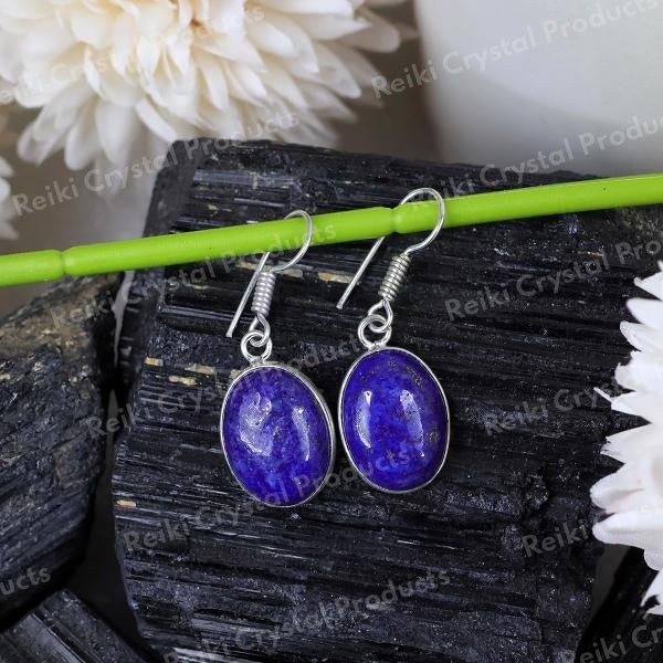 Natural Oval Shape Earring With Crystal Stone for Girls And women