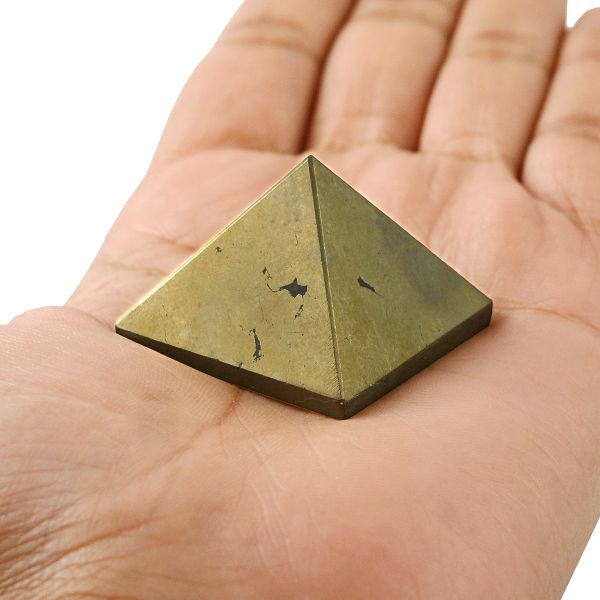 Natural Pyrite Pyramid 30-35 mm
