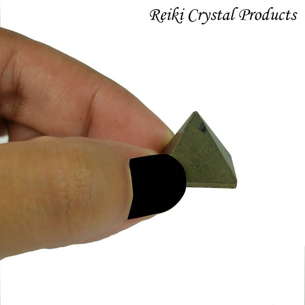 Natural Pyrite Pyramid 10-15 mm