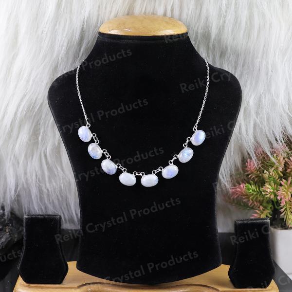 Natural Crystal Stone Necklace for Girls And Women