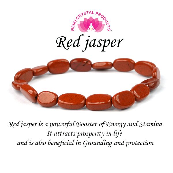 Natural Crystal Stone Oval Beads Bracelet