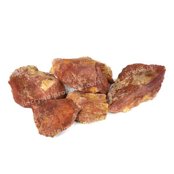 Red Jasper Raw Rough Stones | Natural Red Jasper Healing Crystal Rough Stone for Strength, Grounding & Protection | Reiki, Meditation, Chakra Balancing, Crystal Collection & Home Décor