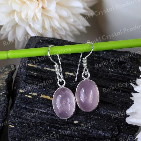 Natural Oval Shape Earring With Crystal Stone for Girls And women
