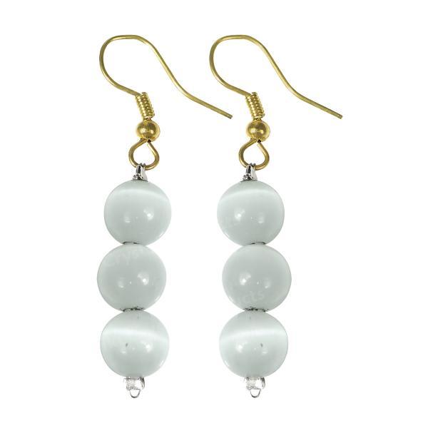 Natural Crystal Stone Earrings for Girls & Women