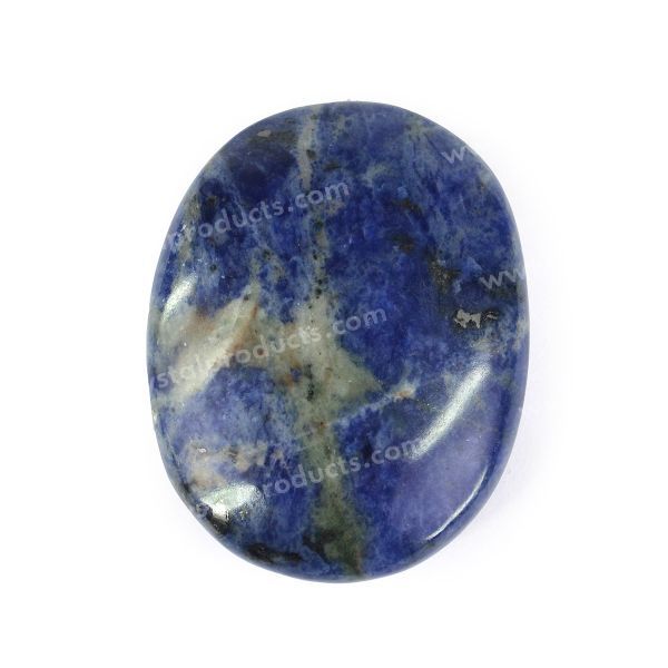 Sodalite Palm Stone Deep Blue Polished Healing Crystal
