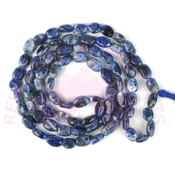 Natural Crystal Stone Tumble Beads Mala for Unisex