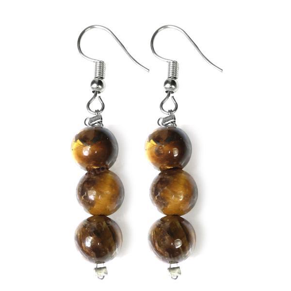 Natural Crystal Stone Earrings for Girls & Women