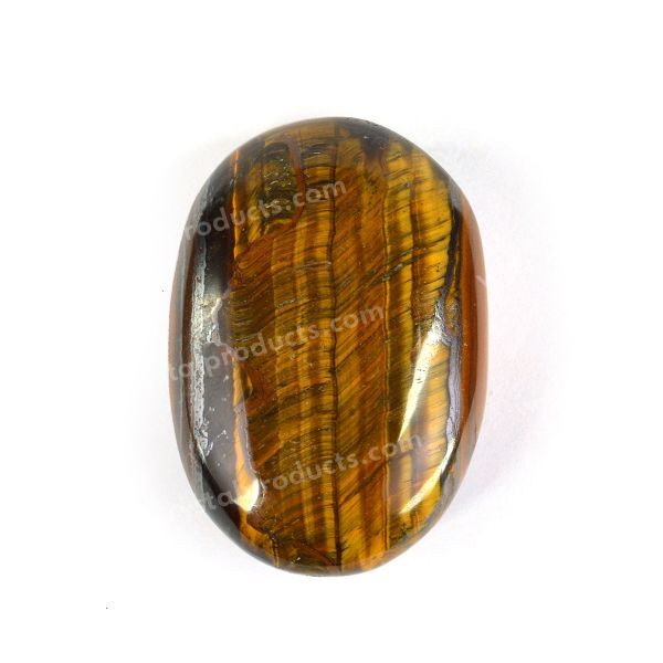 Natural Tiger Eye Palm Stone Decorative Crystal for Home and Office