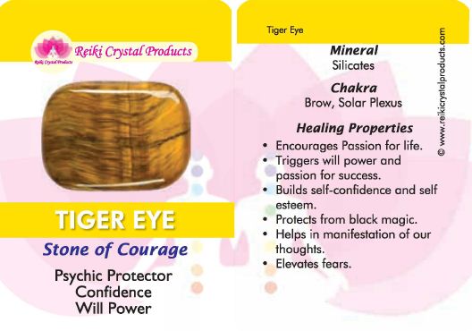 Tiger Eye Crystal Pencil / Obelisks-50-55 mm