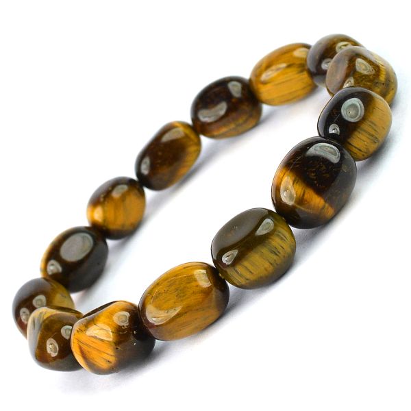 Natural Crystal Stone Big Tumble Bracelet