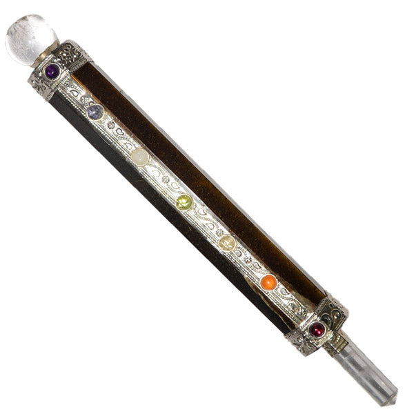 Tiger Eye Healing Wand for Confidence and Strength
