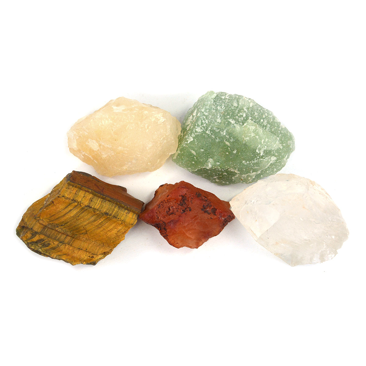 Money Magnet Raw Crystal Stone Kit | Natural Wealth & Prosperity Crystal Collection | Reiki Charged Rough Stone Set