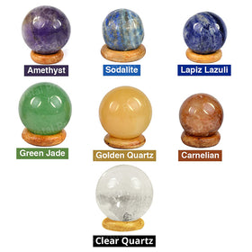 7 Chakra Balls Size 20-25 mm