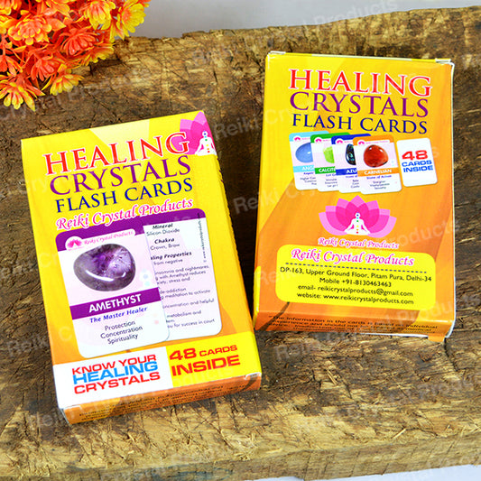 Crystal Healing Cards Deck Pack of 48 Cards
