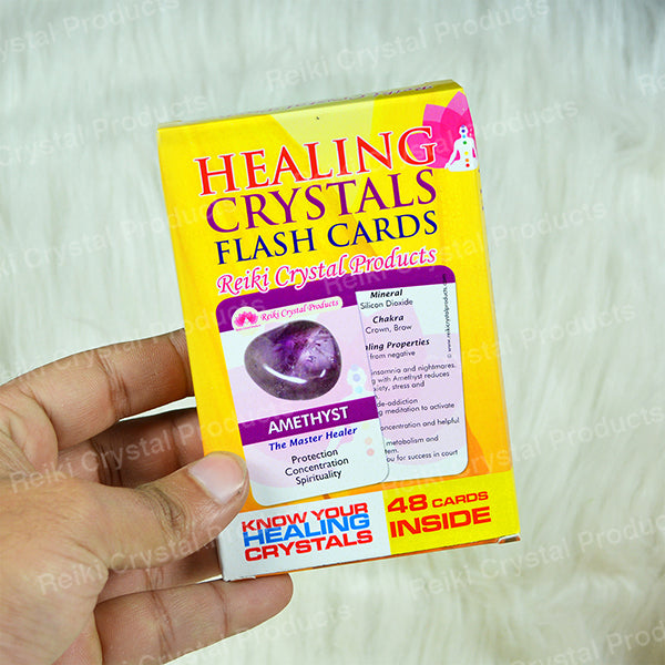 Crystal Healing Cards Deck Pack of 48 Cards
