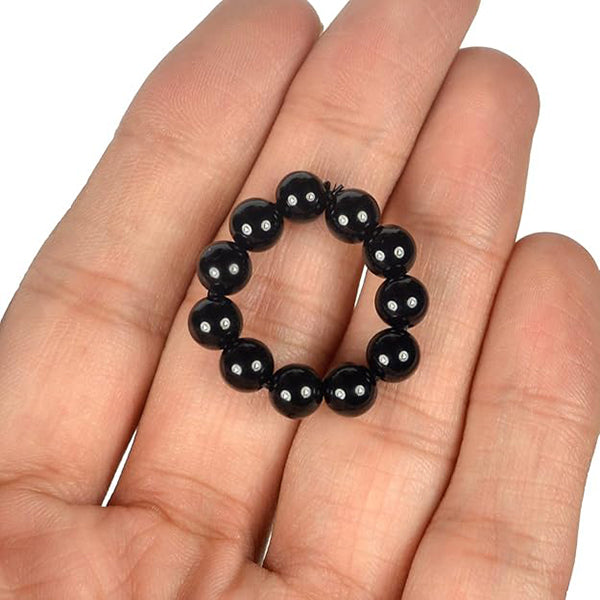 AAA Natural Crystal Stone Beads Ring 6mm