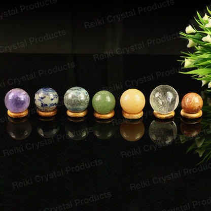 7 Chakra Balls Size 20-25 mm