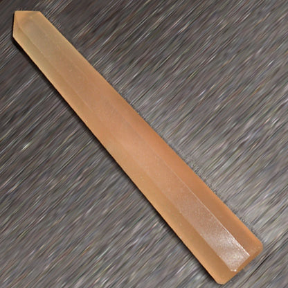 Orange Selenite Crystal Pencil / Obelisks